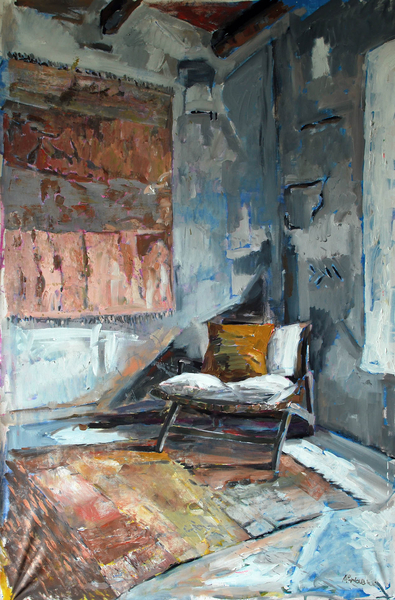 HAVEN OF PEACE oil 48x30 in.