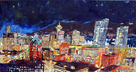 Vancouver | oil on canvas 38x72 in.