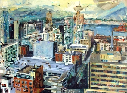 VANCOUVER OIL ON CANVAS 36X48"